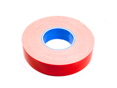 Двусторонняя самоклеящаяся лента 19мм*5м красная