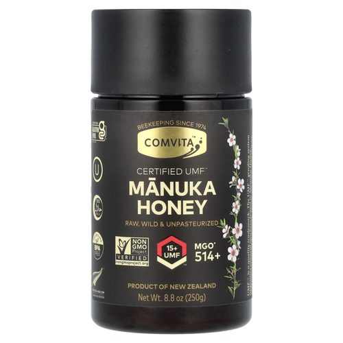 Comvita, мед манука, UMF™ 15+, MGO 514+, 250 г (8,8 унции)
