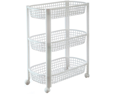 Полка для хранения овощей (3секции) на колесах М2730