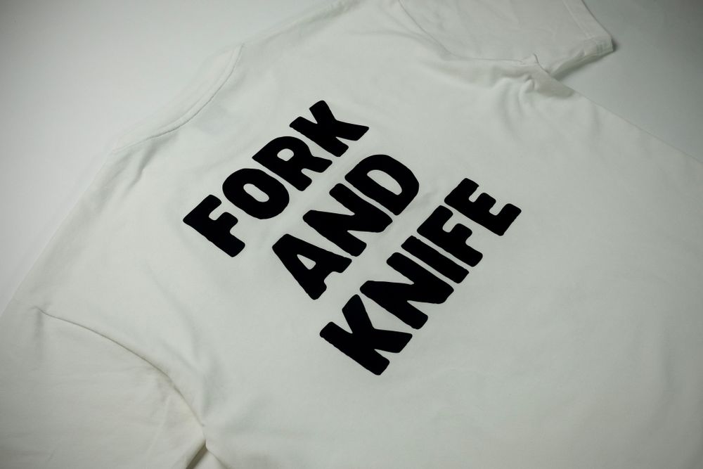 Купить Футболка Hardlunch оверсайз F&K белая Футболка Hardlunch оверсайз F&K белая