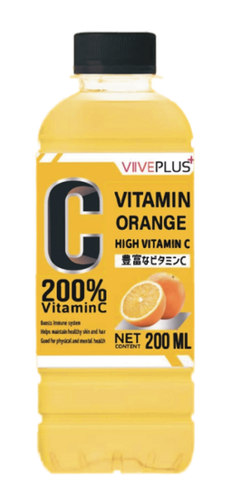 Напиток витаминный Viveplus апельсиновый, 200мл.