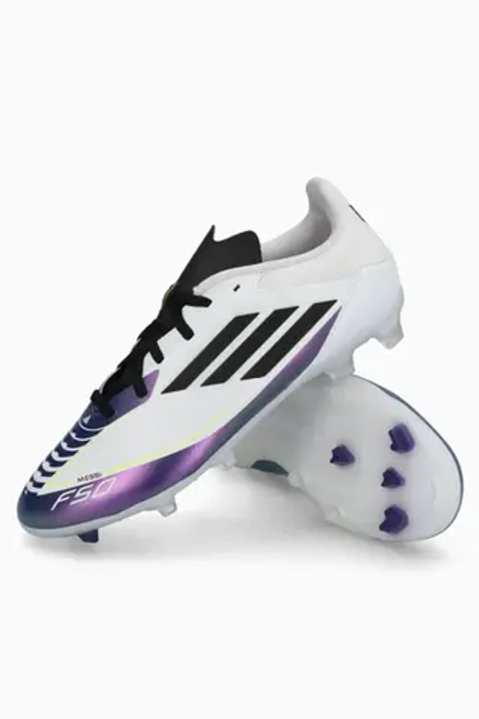 Бутсы adidas F50 League Messi FG/MG Junior - белый
