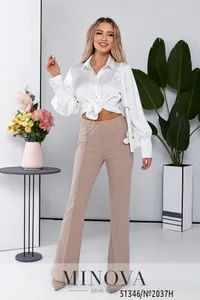 Брюки 2037Н-капучино Minova