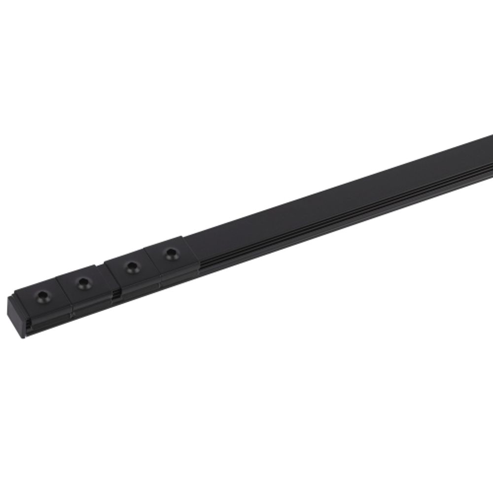 Комплект с накладным анодированным профилем ЭРА 1612B 16х12мм, 2м, черный САВ261