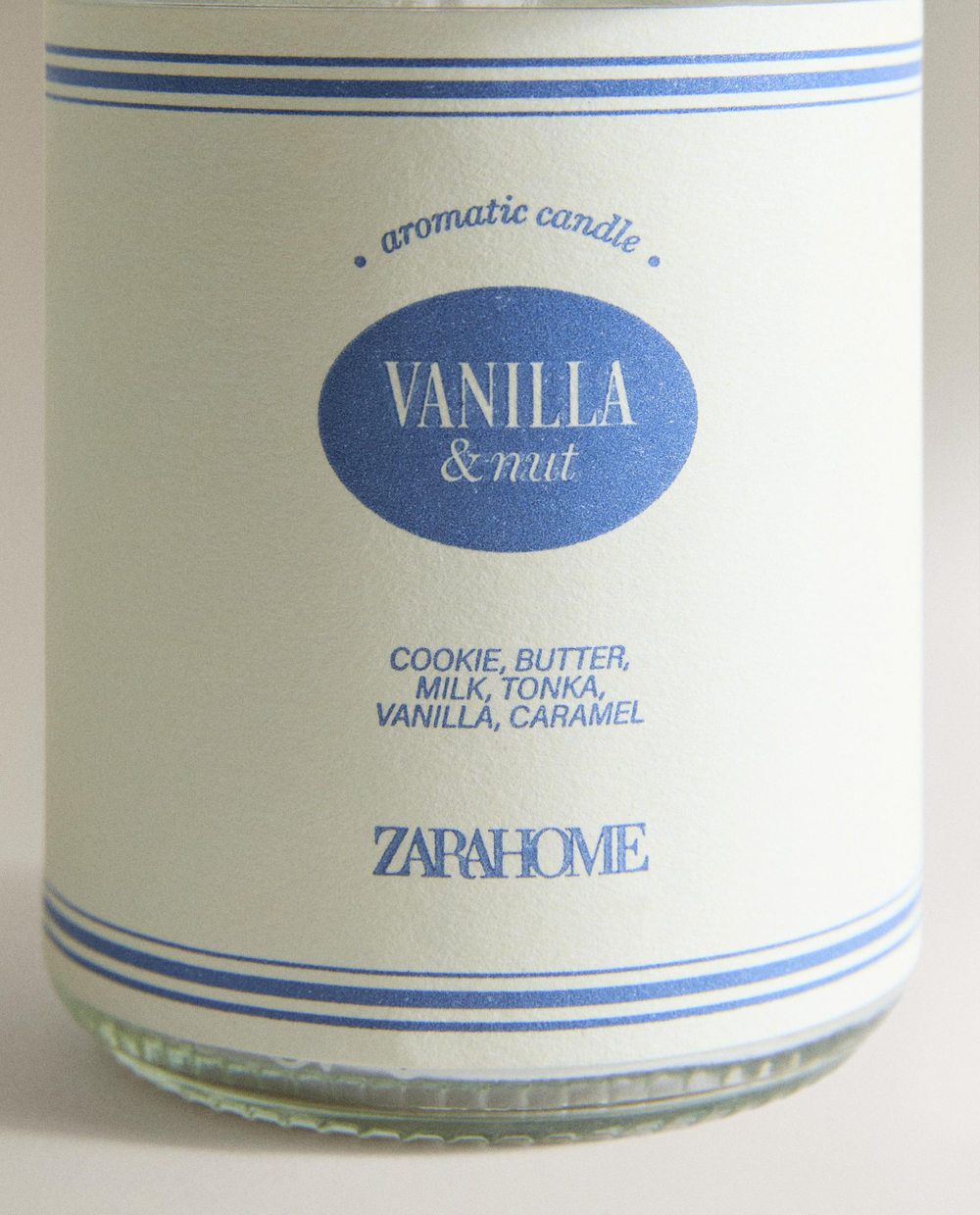 Zara Home Ароматическая свеча Vanilla & Nut, 130 г, аромат для дома