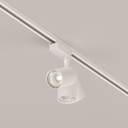 Трековый однофазный светодиодный светильник Maytoni Unity   TR003-1-10W4K-S-W