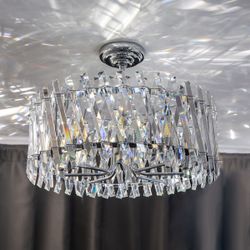 Citilux Ингвар CL334281 Люстра подвесная хрустальная Хром