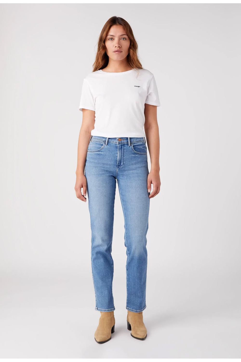 Джинсы женские WRANGLER STRAIGHT RIVER