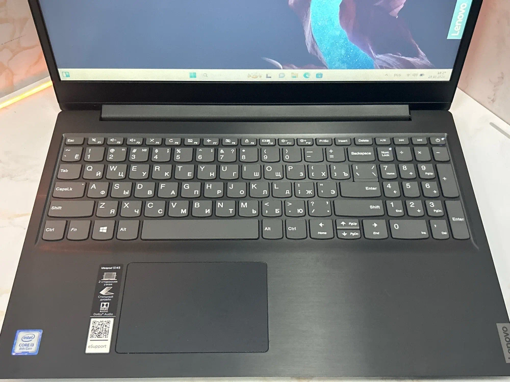 Ноутбук Lenovo S145-15IKB. Конфигурация: i3-8130U/8GB/256GB/Intel HD/Win11/HD