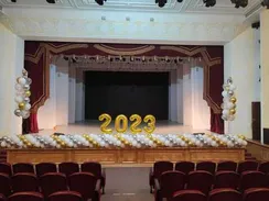 Оформление шарами на выпускной №25