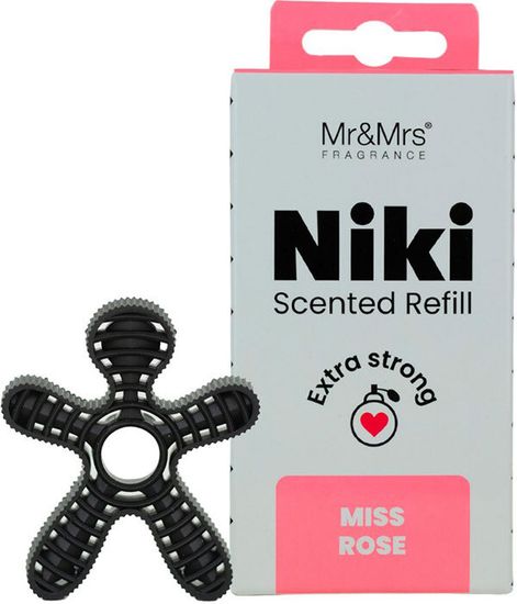Мисс Роза, сменный блок ароматизатора для автомобиля NIKI, Mr&Mrs Fragrance