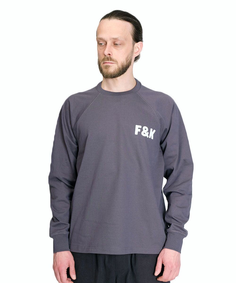 Лонгслив Hardlunch F&K темно-серый