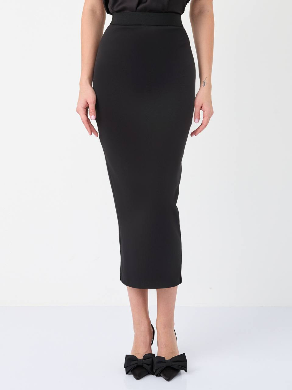 Юбка длинная на резинке