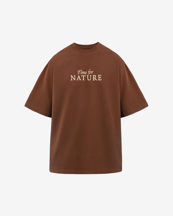 Футболка Birds Коричневая - фото 1