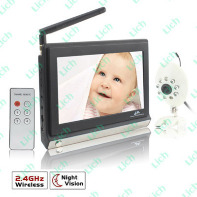 Видеоняня детская с 7" ЖК-дисплеем на родительском блоке