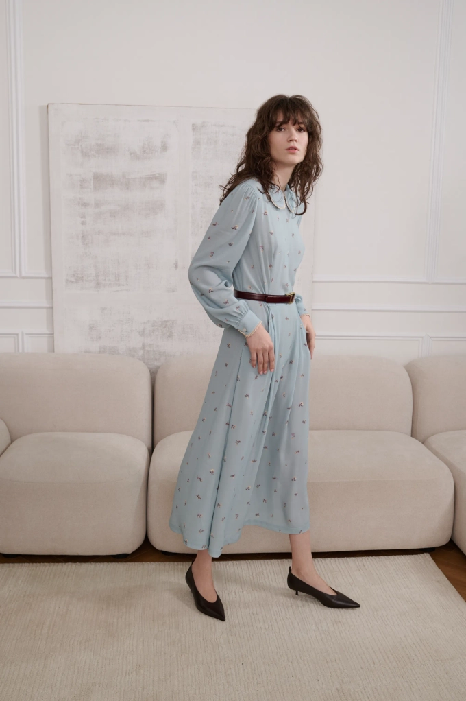 Платье, голубой