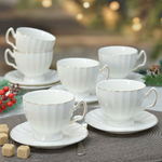 Чайный набор 12 предметов 250мл "Пломбир" (100399)