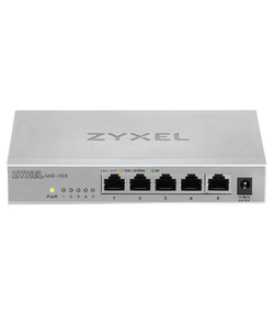 Коммутатор Мультигигабитный коммутатор Zyxel MG-105, 5x1/2,5GE, настольный, бесшумный