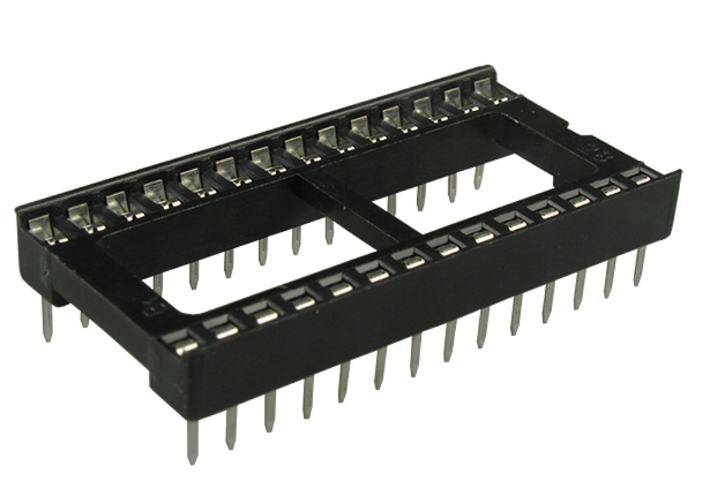 Панелька для микросхем шаг 2,54 SCL-28 на 28 pin