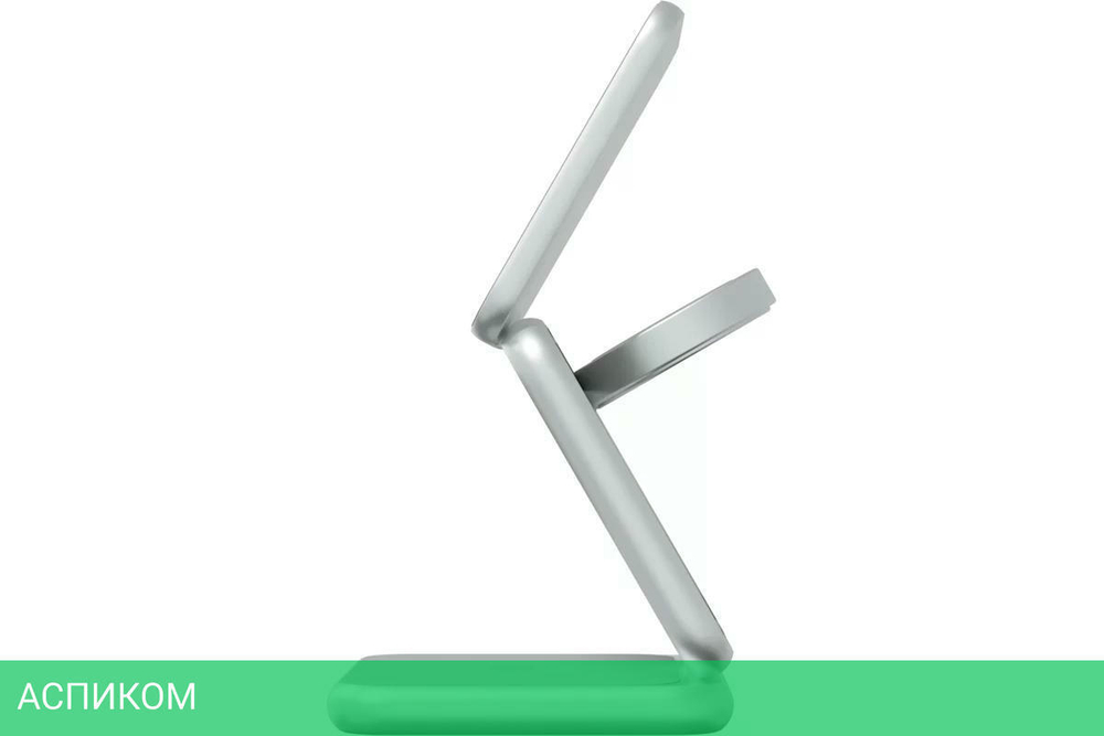 Беспроводное зарядное устройство Magssory Fold Pro WCH063 Silver (WCH063s)