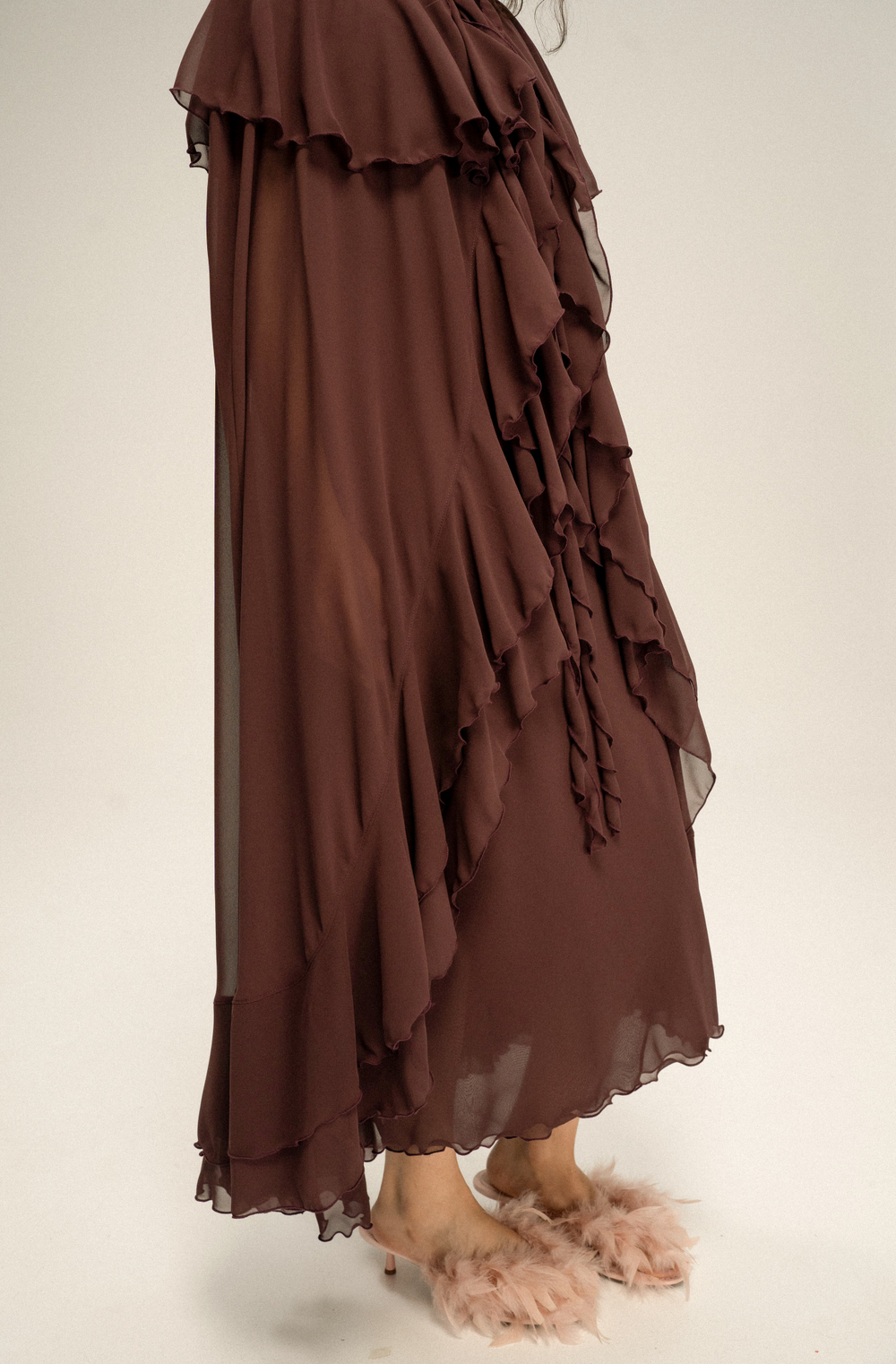 Комбинация с прозрачным кейпом