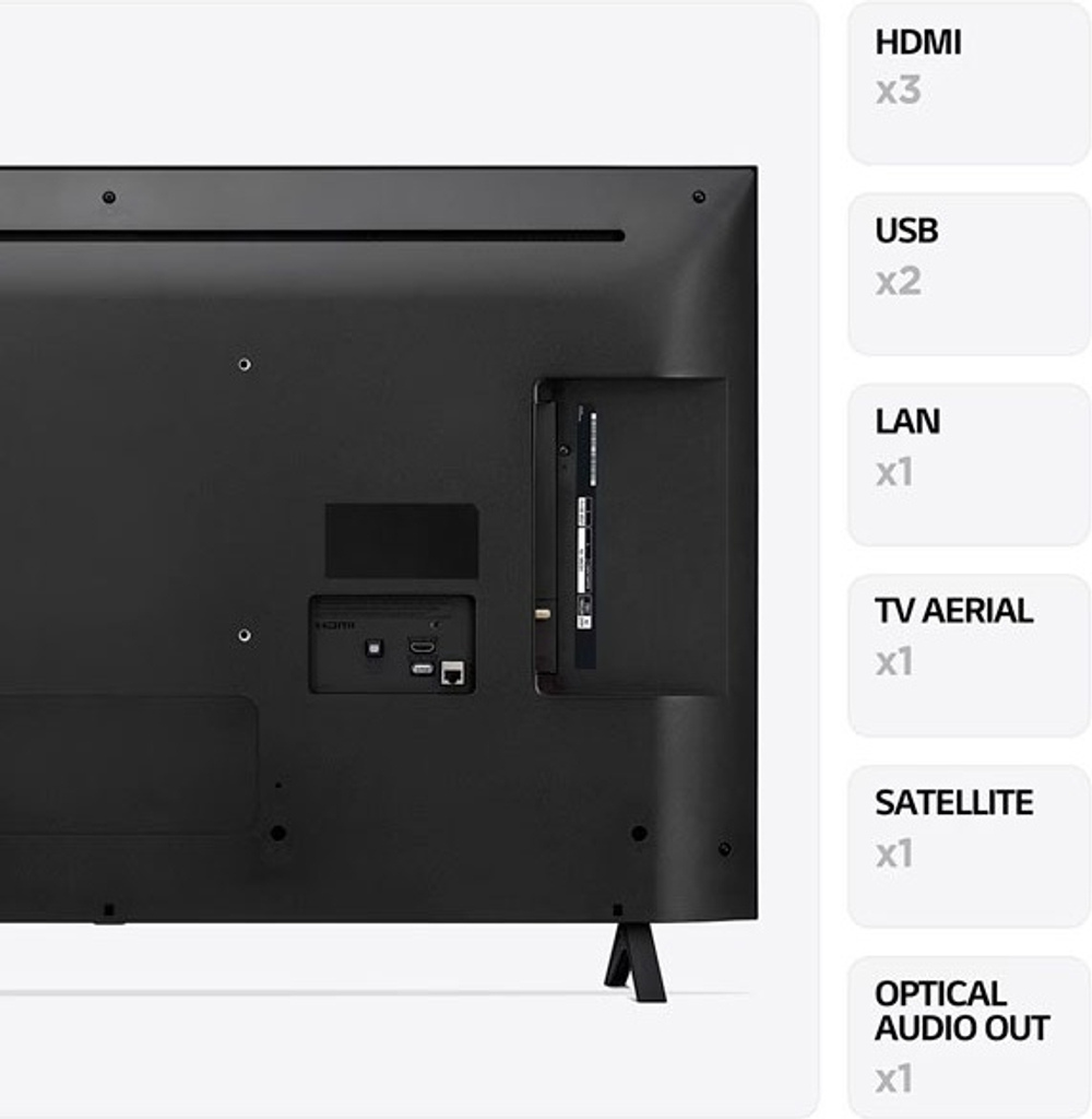 Телевизор LG 55UR78009LL 140 см черный