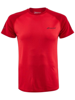Мужская теннисная футболка Babolat Play Crew Neck Tee Men - tomato red