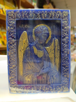 Свеча " Архангел Михаил " ручная работа