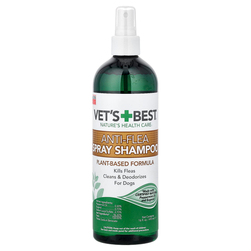 Vet's Best, шампунь-спрей от блох, для собак, 470 мл (16 жидк. унций)