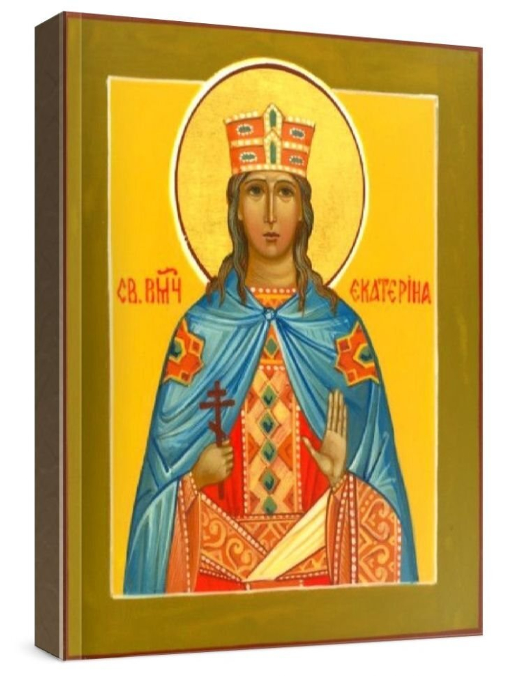 Екатерина (рукописная икона)