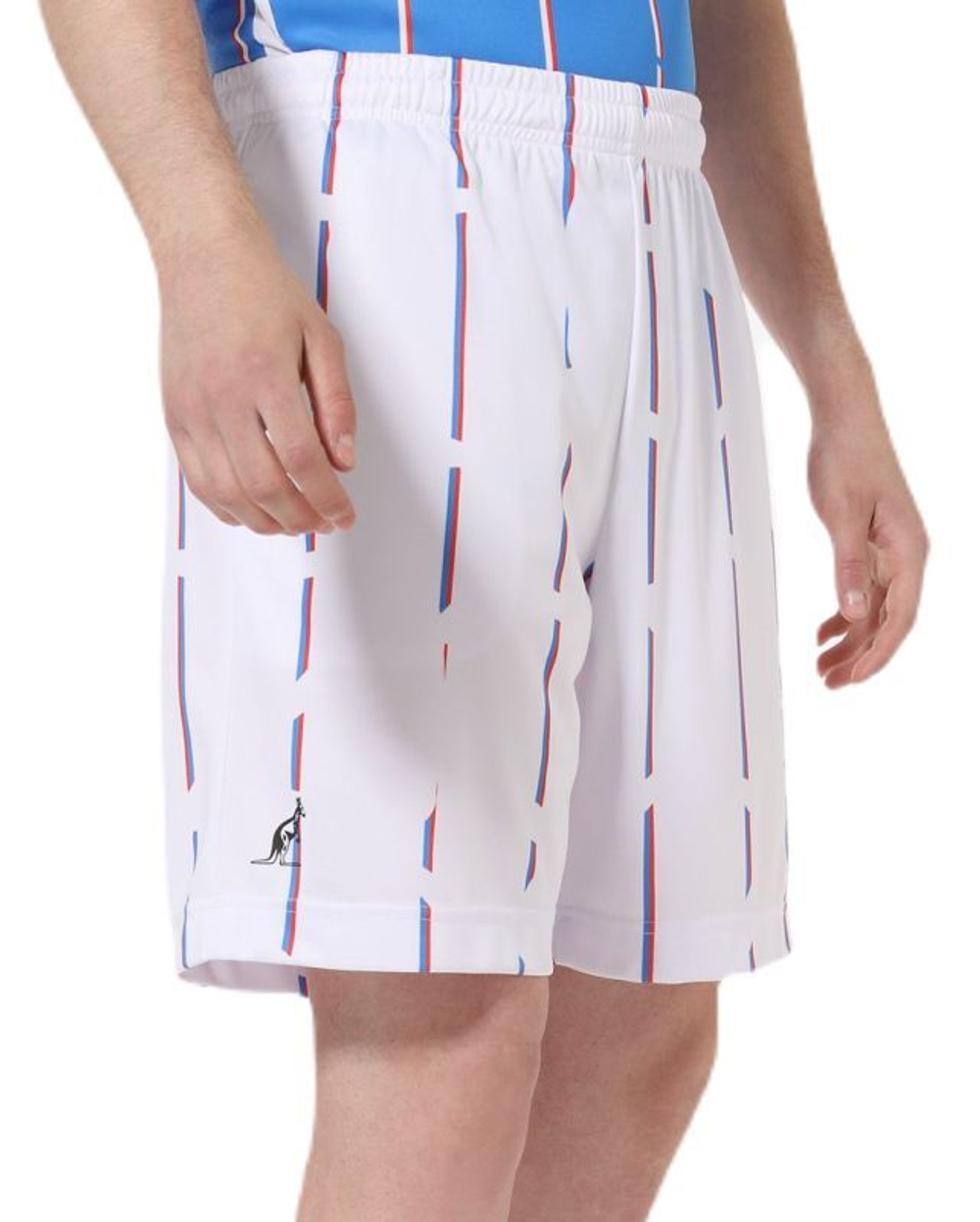 Мужские теннисные шорты Australian Stripes Ace Short - bianco