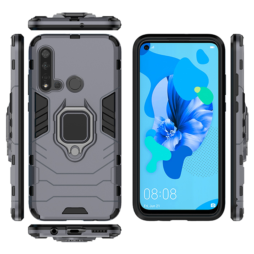 Противоударный чехол с кольцом Panther Case для Huawei P20 lite 2019 / Nova 5i