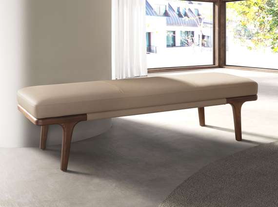 Банкетка 5179 из экокожи цвета норки