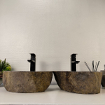 Раковина из речного камня ПАРА! RS-65549 40*39*15 0865