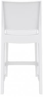Стул пластиковый полубарный, Siesta Contract Maya Bar 65, белый