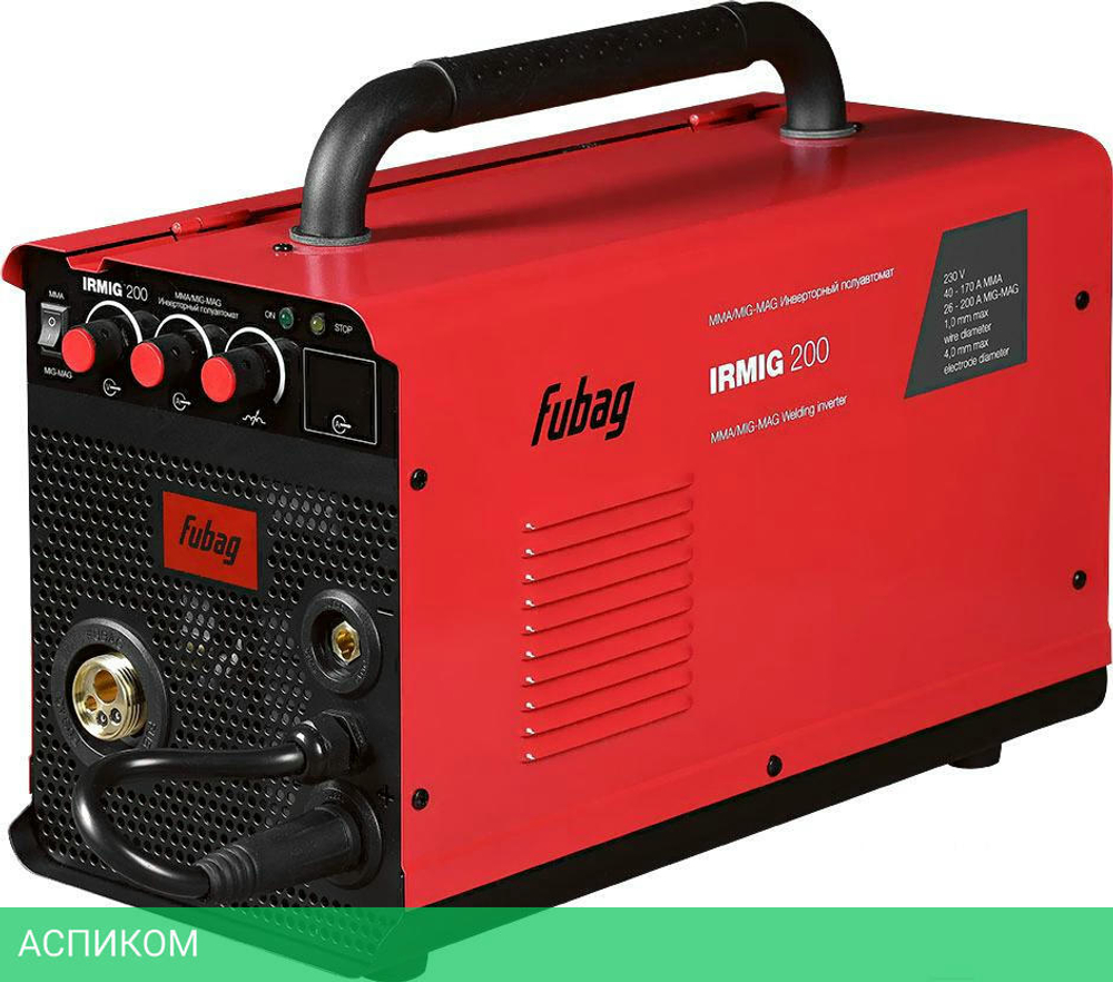 Сварочный инвертор Fubag IRMIG 200 (41391)