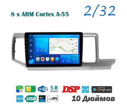 Topway TS18 2+32GB 8 ядер для Honda Stepwgn 2009-2015
