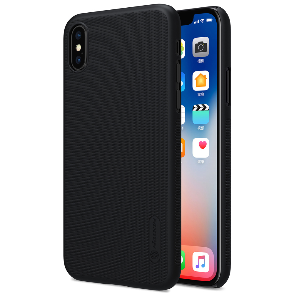 Тонкий жесткий чехол от Nillkin для смартфона iPhone X и XS, серия Super Frosted Shield