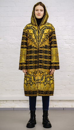 Двустороннее пальто-парка