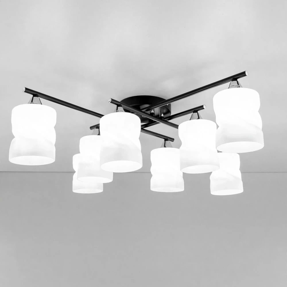 Citilux Нильс CL132185 Люстра потолочная Чёрная