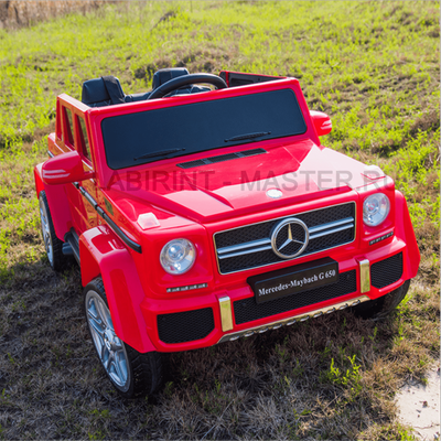 Электромобиль детский "Mercedes-Benz  G650",12V, красный