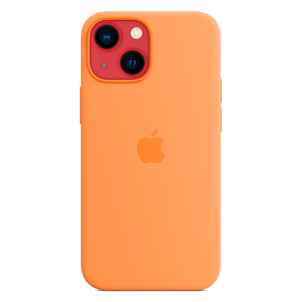 Силиконовый чехол с поддержкой MagSafe Apple Silicone Case для iPhone 13 mini, Marigold (Весенняя мимоза)