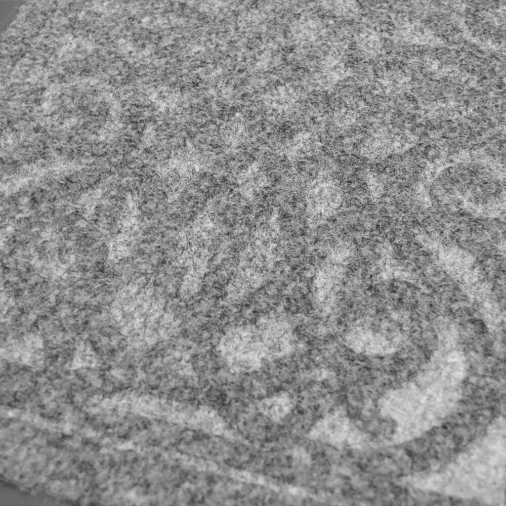 Коврик влаговпитывающий ворсовый 40*60см "Узор", серый