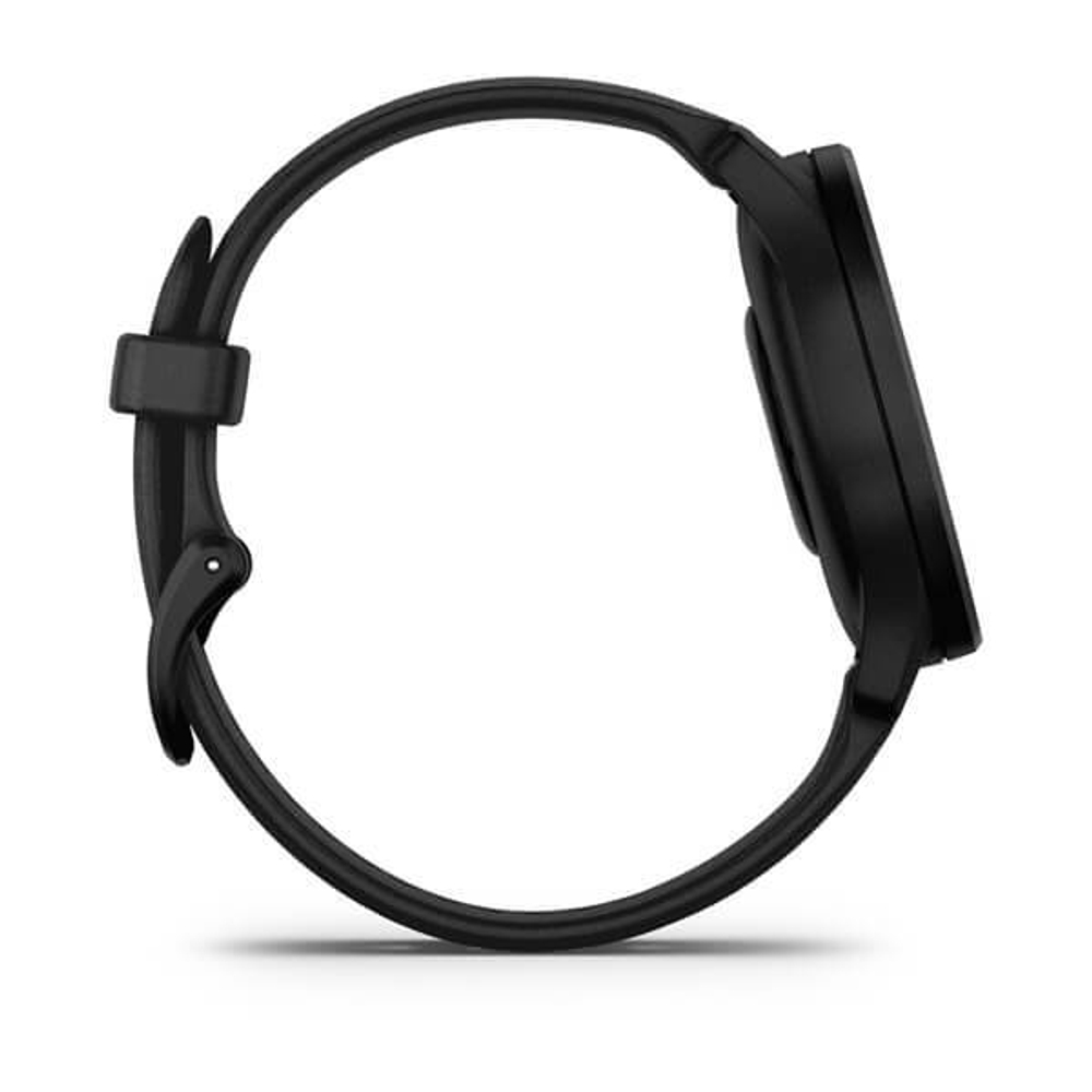 Смарт часы Garmin vivomove Sport черный, серый безель, с силиконовым ремешком