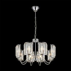 Citilux Грета CL333181 Люстра хрустальная подвесная Хром