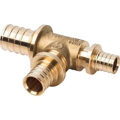 STOUT Тройник переходной 25x20x16 аксиальный для труб из сшитого полиэтилена