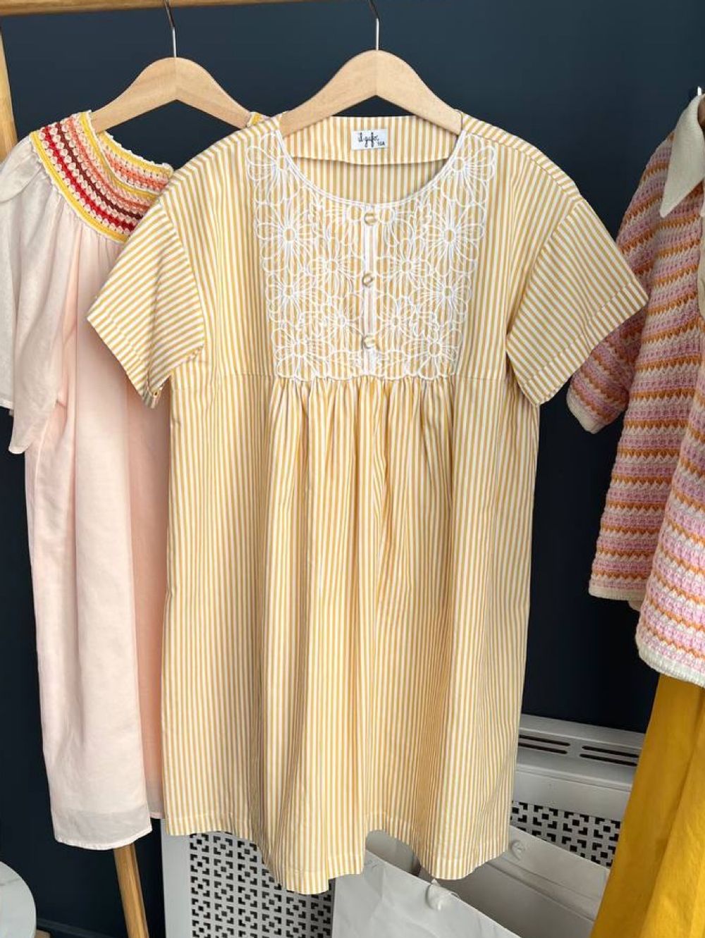 Хлопковое платье Il gufo, 140