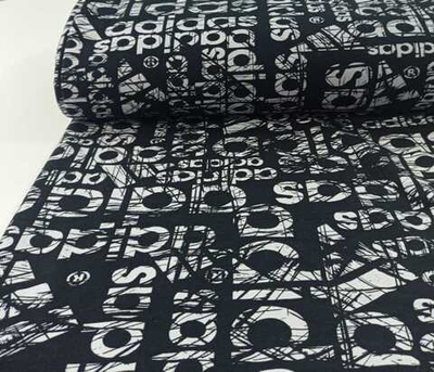 Футер (принт). Адидас газета, 1м