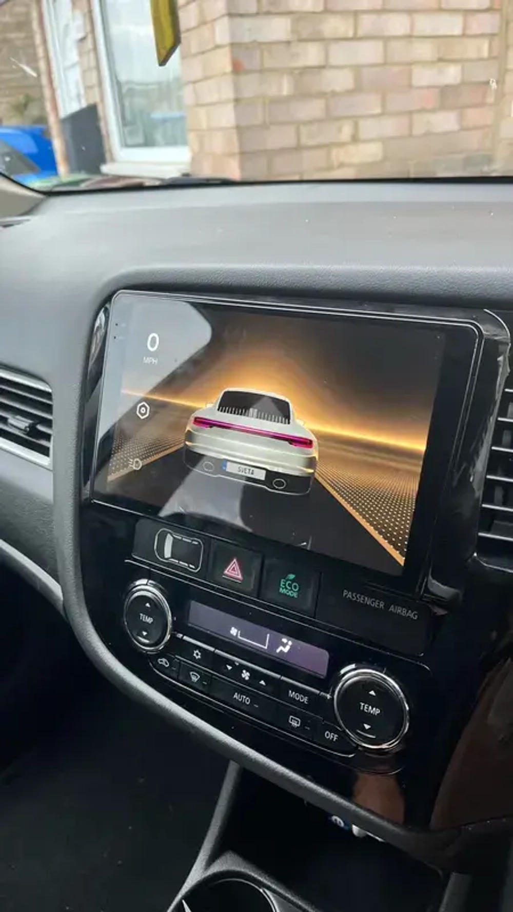 Магнитола Mitsubishi Outlander 3 2012-2021 (правый руль) - Teyes CC3-2K монитор 9.5" 2K QLED на Android 10, ТОП процессор, CarPlay, 4G SIM-слот