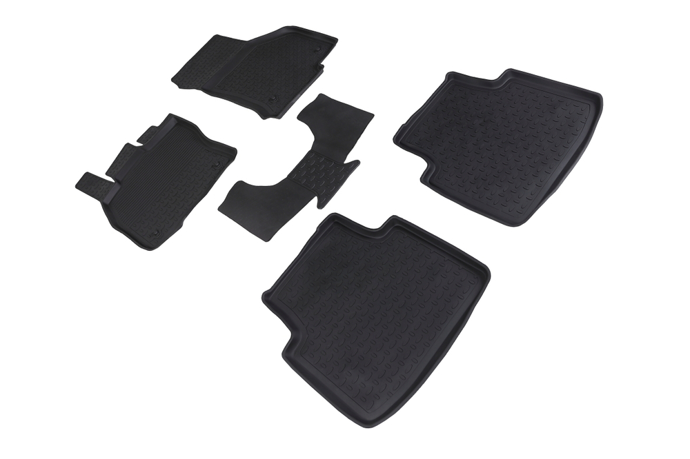 Резиновые коврики с высоким бортом для Skoda Superb III 2015-2024 Seintex.87486